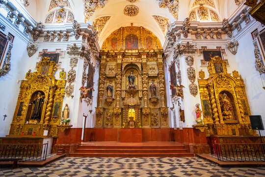 Iglesia San Juan Dios in Antequera city, Spain