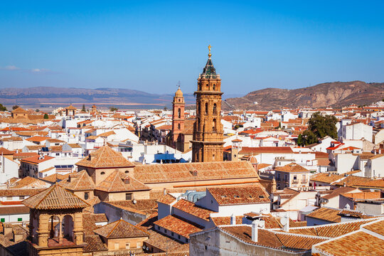 Saint Sebastian Parish Church in Antequera city, Spain