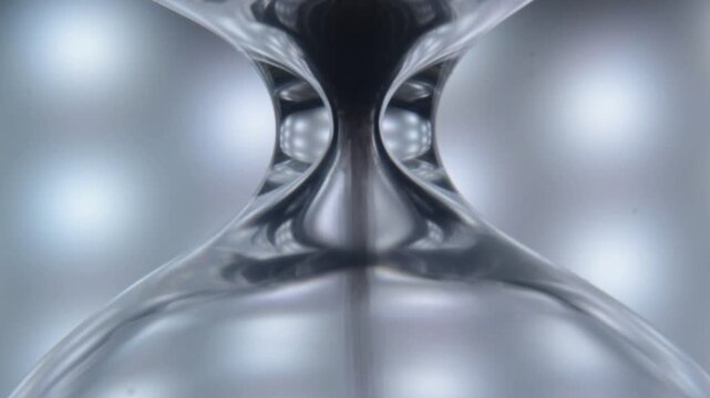  Hourglass as a symbol of passing time sand is falling time is going lifestyle macro art video