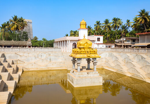 Murdeshwara Pushkarani in Murdeshwar town in India