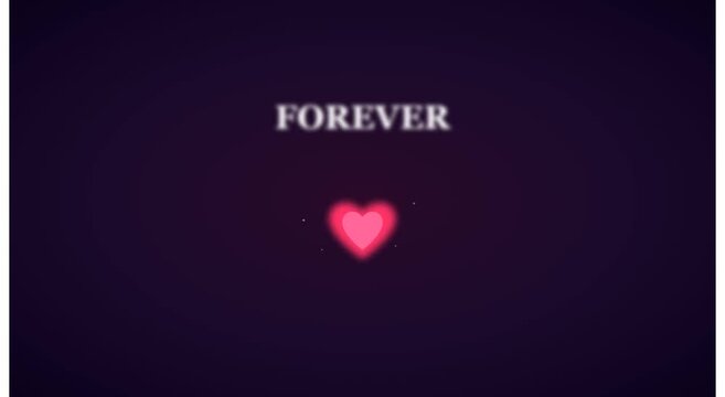 Forever grateful happy father&rsquo;s day animated heart greeting card animation