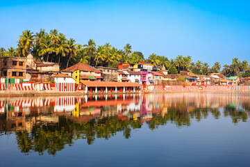 Fototapeta premium Koti Teertha pond in Gokarna town in India