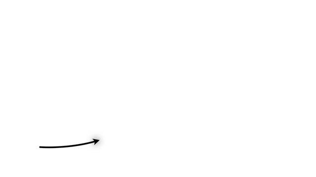 Business growth arrow and graph chart, Business line arrow, improvement, business strategy, arrow rising up. Arrows animation black background black color 4k video animation.