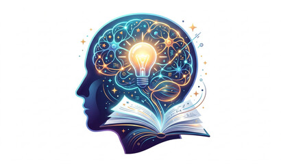 Premium creative thinking and innovation concept vector illustration isolated on white background © Rimon