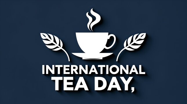 International tea day background celebrated