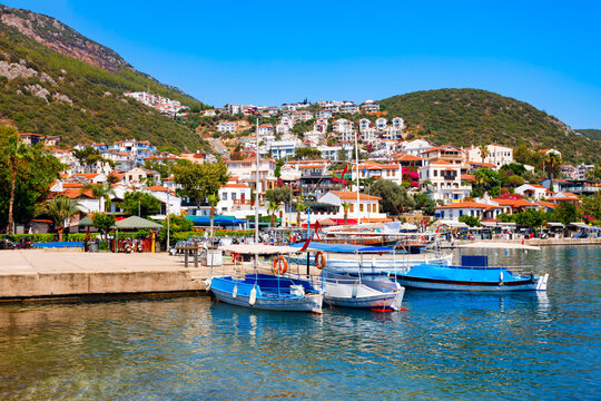 Kas city port or marina in Turkey