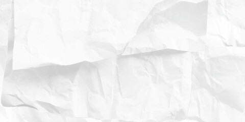 Naklejka premium crumpled white paper. White clean crumpled paper background. 