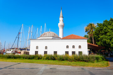 Fototapeta premium Tepecik Mosqu is a mosque located at marina in Bodrum city