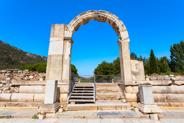 Fototapeta premium Ephesus ancient greek city is located in Izmir Province in Turkey