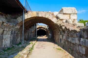 Fototapeta premium The Agora of Smyrna in Izmir city in Turkey
