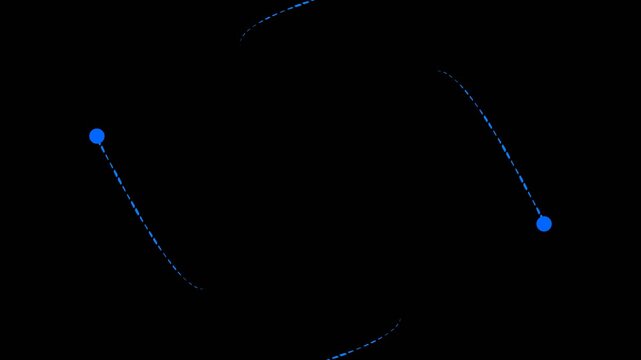 Dynamic Ball Line Motion Artwork Showing Abstract Energy Flow, Bright Gradient Curves, Stylish Digital Movement Background, Perfect for Corporate Videos and Creative Advertising Marketing Materials