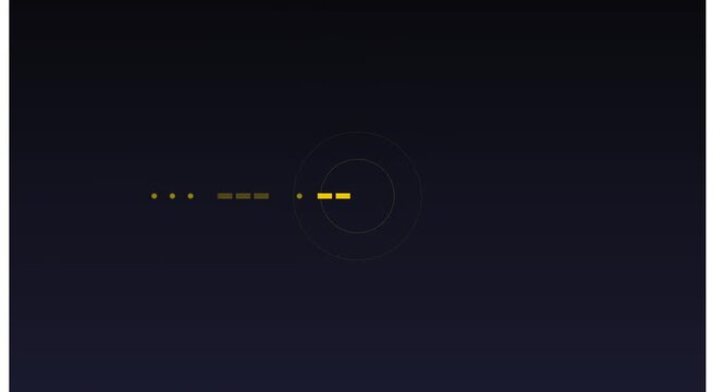 Happy father's day morse code animation with minimalist animation