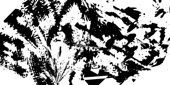 Abstract Paint Texture | Black Grunge Splash Effect