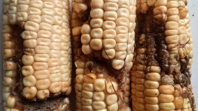 Corn Kernel Significant Damage Pest Rot Disease Image