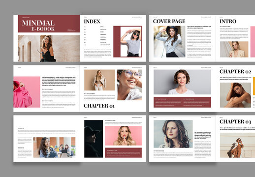 Minimal Ebook Template Design