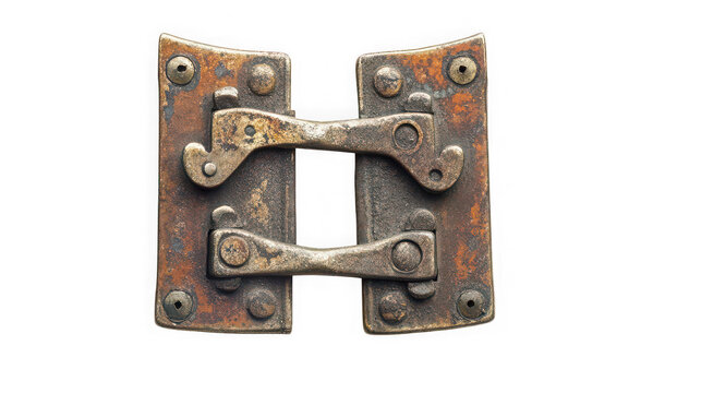 Rusty metal hinge
