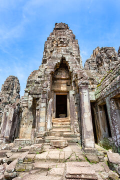 The Stone Faces of Bayon Temple, Angkor Thom
