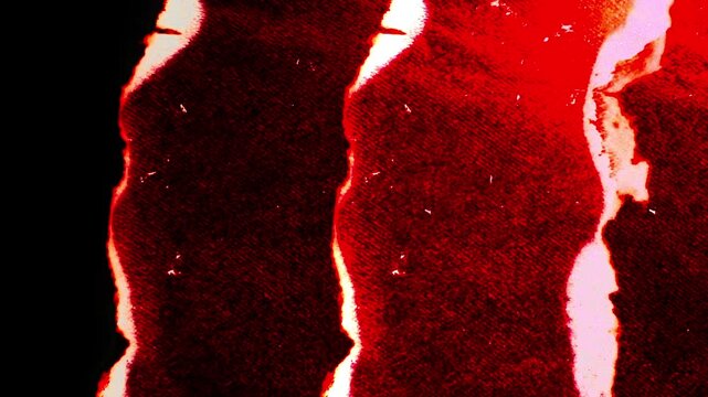 Fiery red texture with a torn edge effect, creating a dramatic and intense visual. Perfect for transitions.