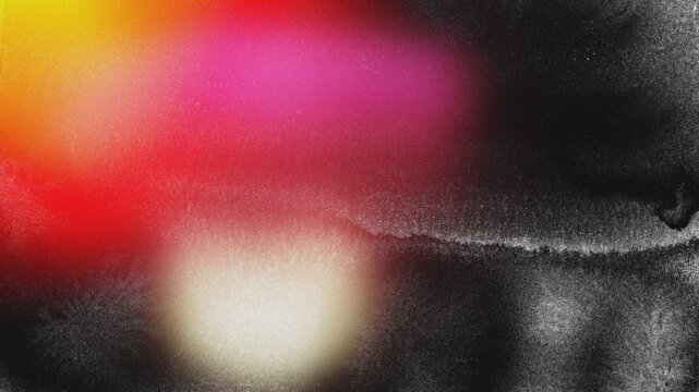 Abstract grainy gradient background with light defect marks on pink and black for web banner.
