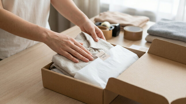 Wrapping clothing order for ecommerce seasonal promotion