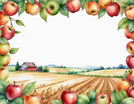 frame of vegetables