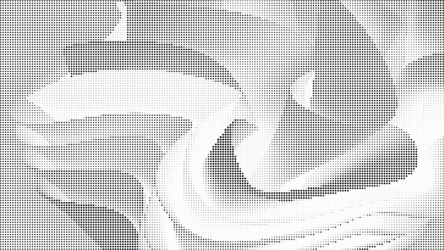 Black dots pattern on white background, halftone effect