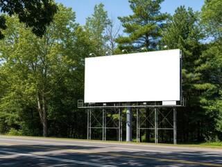 Fototapeta premium A minimalist modern pavilion framed by lush greenery