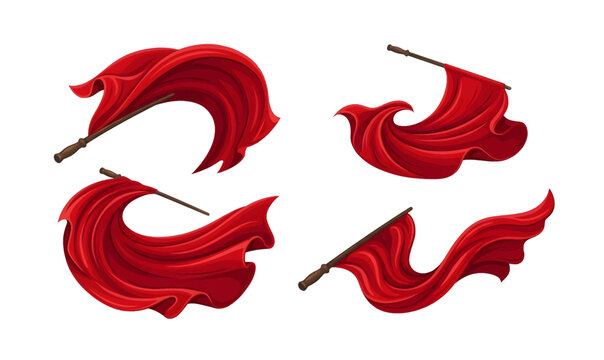 Collection of Red Muleta El matador cloth