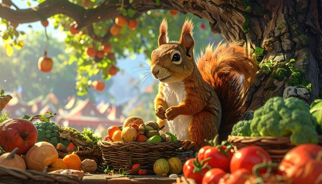 Squirrel harvest