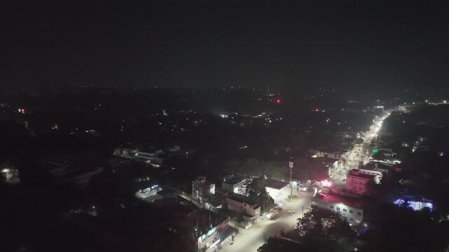 Nagercoil: Vettoornimadam Night View/கிறிஸ்மஸ் கால இரவில் வெட்டூர்ணிமடம்