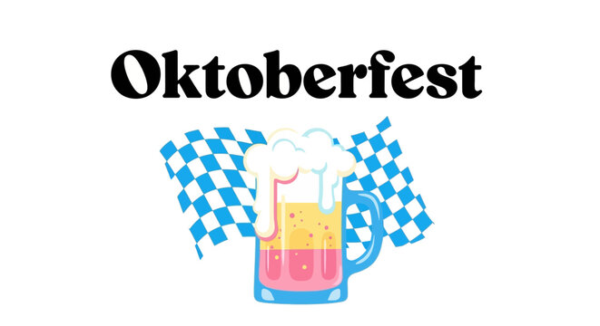 Oktoberfest Beer Mug Celebration.