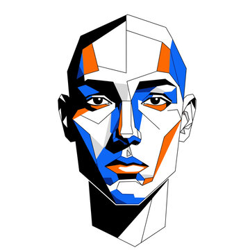Geometric Face Portrait