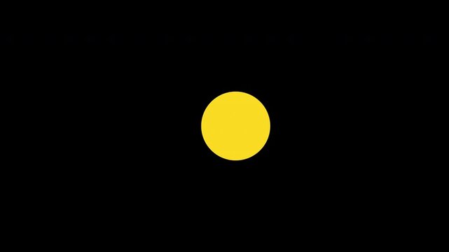 Abstract Circle Transition Animation on Black Background in 4K with alpha chanel (transparent transition)