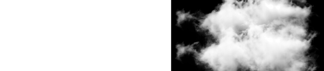 Fototapeta premium Dark night sky with white clouds, cloudy background, astronomy
