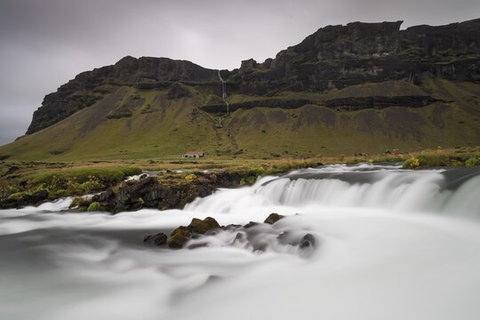 Long time exposure river Foss&aacute;lar, near Kirkjub&aelig;jarklaustur, Iceland