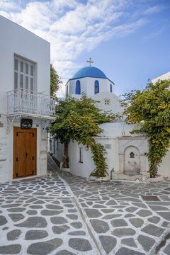 Cycladic Church, Old Town of Parikia, Paros, Cyclades, Greece
