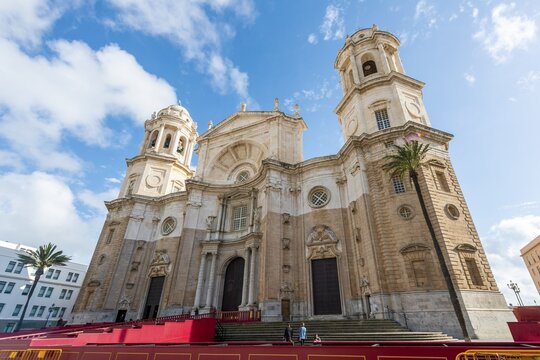 Cathedral of Cadiz, Cathedral of the Holy Cross over the sea, Cadiz, Andalusia, Spain
