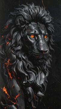 Black lion