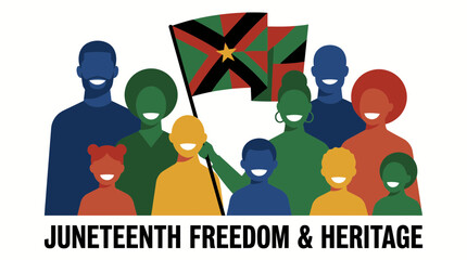 Obraz premium Juneteenth Celebration of Freedom and Heritage