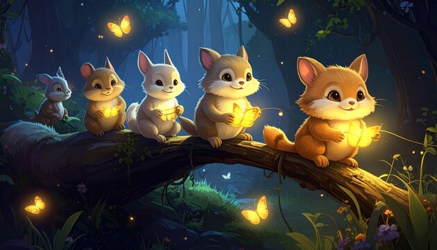 Cute forest