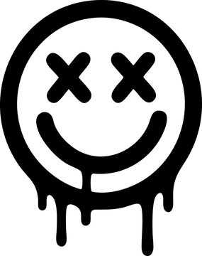 Graffiti Smiley Face Icon