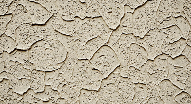 Modern decorative plaster wall finish featuring heavy stucco texture with organic swirling patterns for interior design