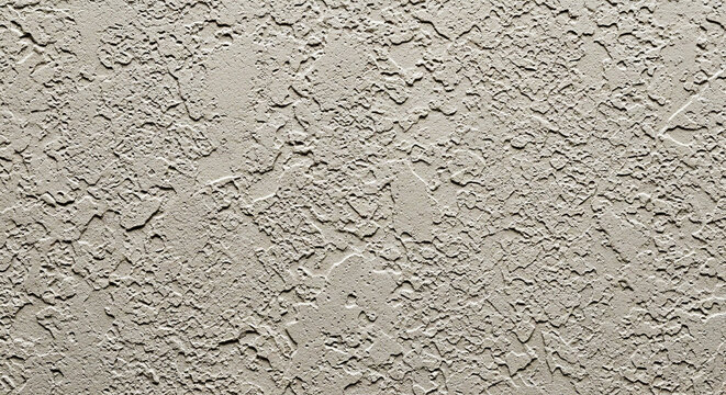 Minimalistic grey wall surface with rough cement texture and visible natural shadows for modern design projects