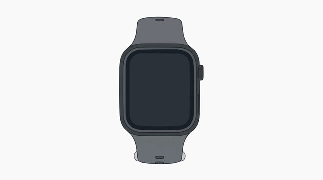 Smartwatch: A sleek and modern smartwatch, with a dark screen and gray strap, represents the forefront of wearable technology.