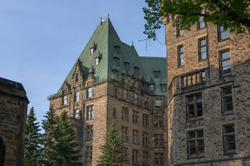 Obraz premium Justice Building near Parliament Hill - Ottawa, Ontario, Canada