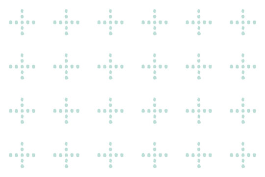 Hand drawn sage green dot cross pattern background simple geometric plus sign motif for wrapping paper fabric and stationery