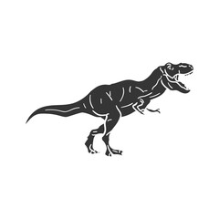 Hand drawn tyrannosaurus t rex dinosaur prehistoric monster reptile doodle icon vector © josepperianes