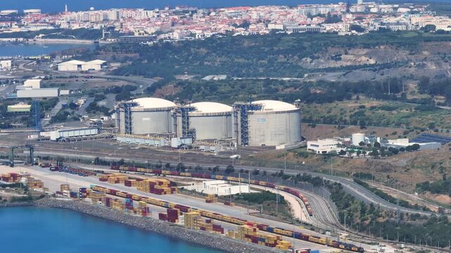 Liquefied natural gas terminal and energy infrastructure overview