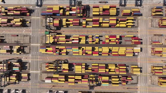 Container logistics and shipping congestion impact global supply chain operations in ports around the world
