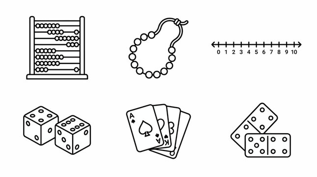 Learning Games and Tools for Counting and Math Development Illustration